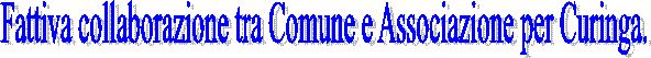 Fattiva collaborazione tra Comune e Associazione per Curinga.