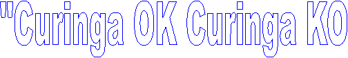 "Curinga OK Curinga KO